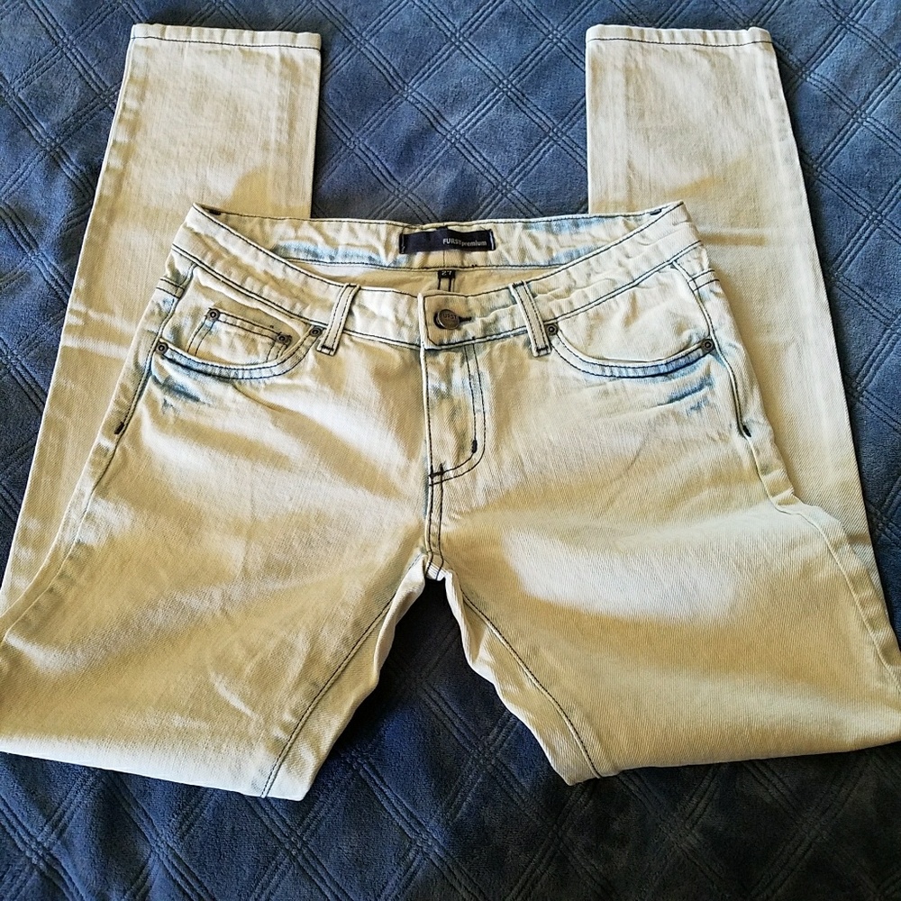 Furst Premium beige acid wash jeans